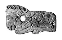 Animal style artifact Sagly-Bazhi II (Tuva).