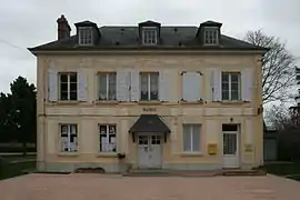 The town hall in Annebault