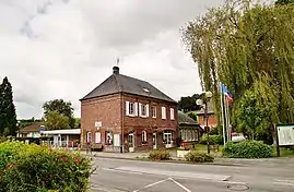 The town hall in Anneville-sur-Scie