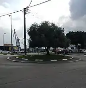 Roundabout in Haifa, Israel