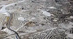 Crowchild Trail at the interchange with Stoney Trail