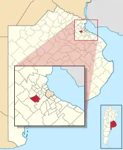 location of Merlo Partido in Gran Buenos Aires