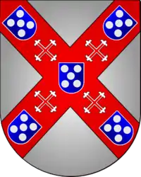 The Coat of Arms of the Dukes of Cadaval, descendants of Dom Álvaro.