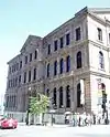 The Dominion Building in Halifax, Nova Scotia was designed by David Stirling and constructed between 1863 and 1868. It serves today as the Art Gallery of Nova Scotia