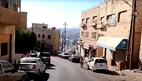 Corner shops at Hatem al-Tai Street