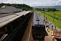 A view of the platforms and tracks.