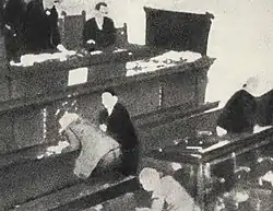 Image 50The assassination of Croatian MPs in the National Assembly in Belgrade was one of the events which greatly damaged relations between Serbs and Croats in the Kingdom of Serbs, Croats and Slovenes. (from History of Croatia)