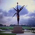 Athleta (1990), 29' Tall, Bronze.