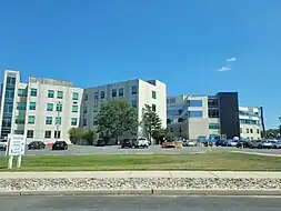 Atlanticare Mainland Division buildings; construction area on right