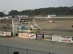 Racing at Attica Raceway Park, just east of Attica