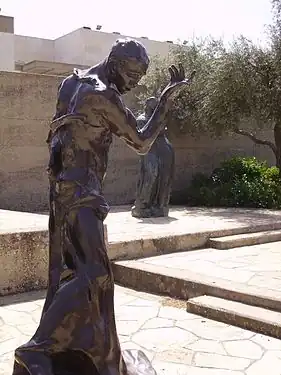 Casts in the Israel Museum, Jerusalem. In the foreground, the cast for Pierre de Wiessant