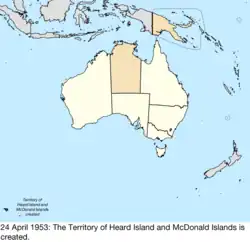 Map of Australia; for details, refer to adjacent text