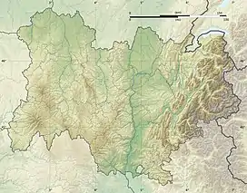 Couzon (Gier) is located in Auvergne-Rhône-Alpes