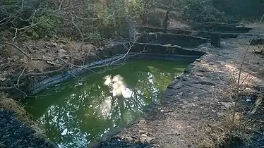 Rock cut cistern