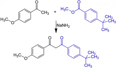 Synthese Avobenzon