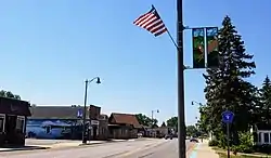 Businesses on Avon's main street, Avon Avenue.