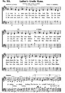 Charles H. Gabriel's 1896 setting, featuring a chorus at the end of each verse.