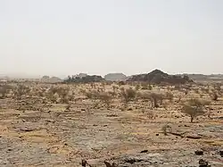 Landscape in the Ayoun el Atrous area