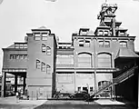 Baltimore and Ohio Railroad Station, Philadelphia (1886–88, demolished 1963), looking west from 24th Street.