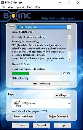 BOINC Manager Simple View