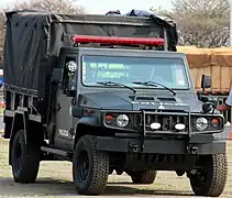 Tactical car Agrale Marruá PMDF.