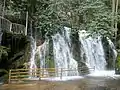 Blue waterfalls of Shallalat el Zarka