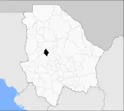 Location of Bachíniva