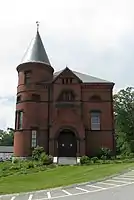 Bagg Hall, the town hall of Princeton, MA