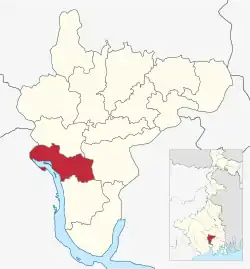 Location in West Bengal