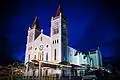 The cathedral at night