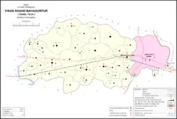 Map of Bahadurpur CD block