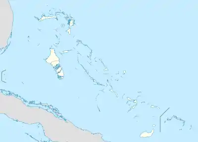 Map showing the location of Pelican Cays Land and Sea Park