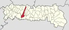 Location in Ialomița County