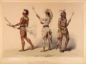 Ball players, hand-colored lithograph, unknown date