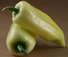 Banana pepper used in mirchi bhaji