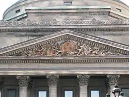 Pediment of the Bank of Montreal Head Office, Montreal