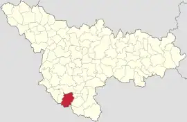 Location in Timiș County