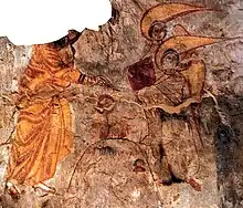 Image 9Baptism of Christ on a medieval Nubian painting from Old Dongola (from History of painting)