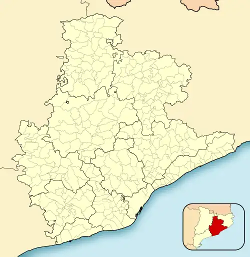 Lliçà d'Amunt is located in Province of Barcelona