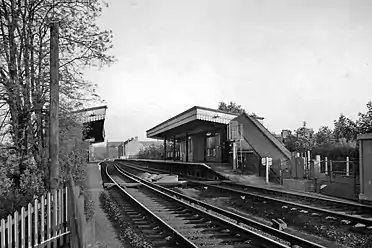 The station in 1961