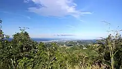 Looking northeast from Cedro Abajo