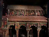 Tomb of the Holy Brothers Martyrs in the basilica of San Vicente (Ávila).