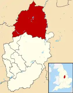 Shown within Nottinghamshire