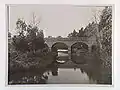 The old Batesford Bridge, built using bluestone in 1859