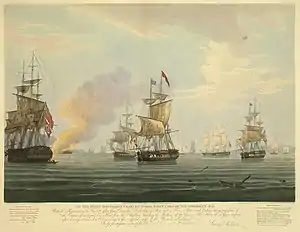 HMS Amphion (b.1798), centre