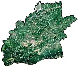 Location in Sibiu County