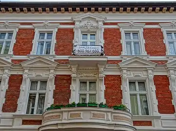 Detail of balconies