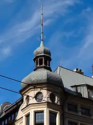 Detail of the onion tented roof