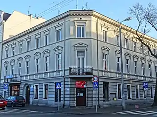 View of both facades