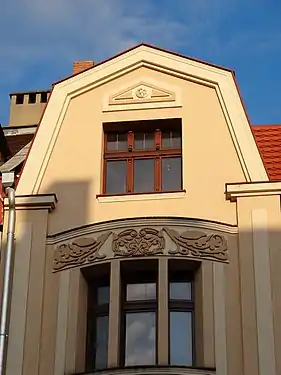 Detail of a bay window